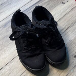 Black Canvas Heelys